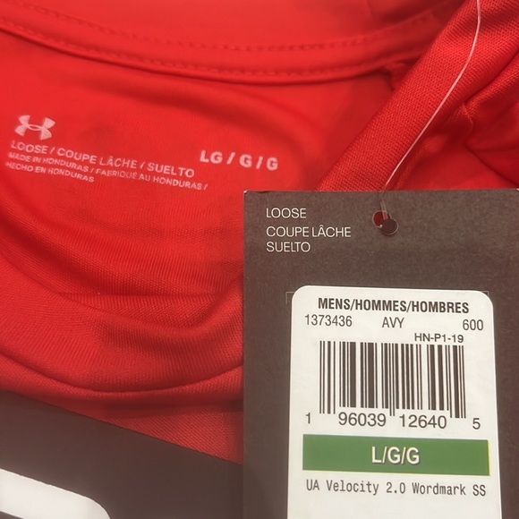 UA Velocity 2.0 Wordmark short sleeve - Picture 3 of 3